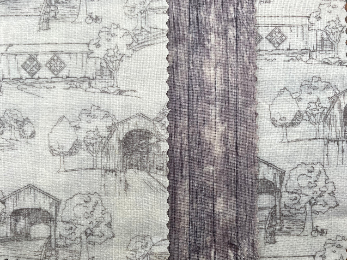 Covered Bridge - Trio Set of Beeswax Food Wraps