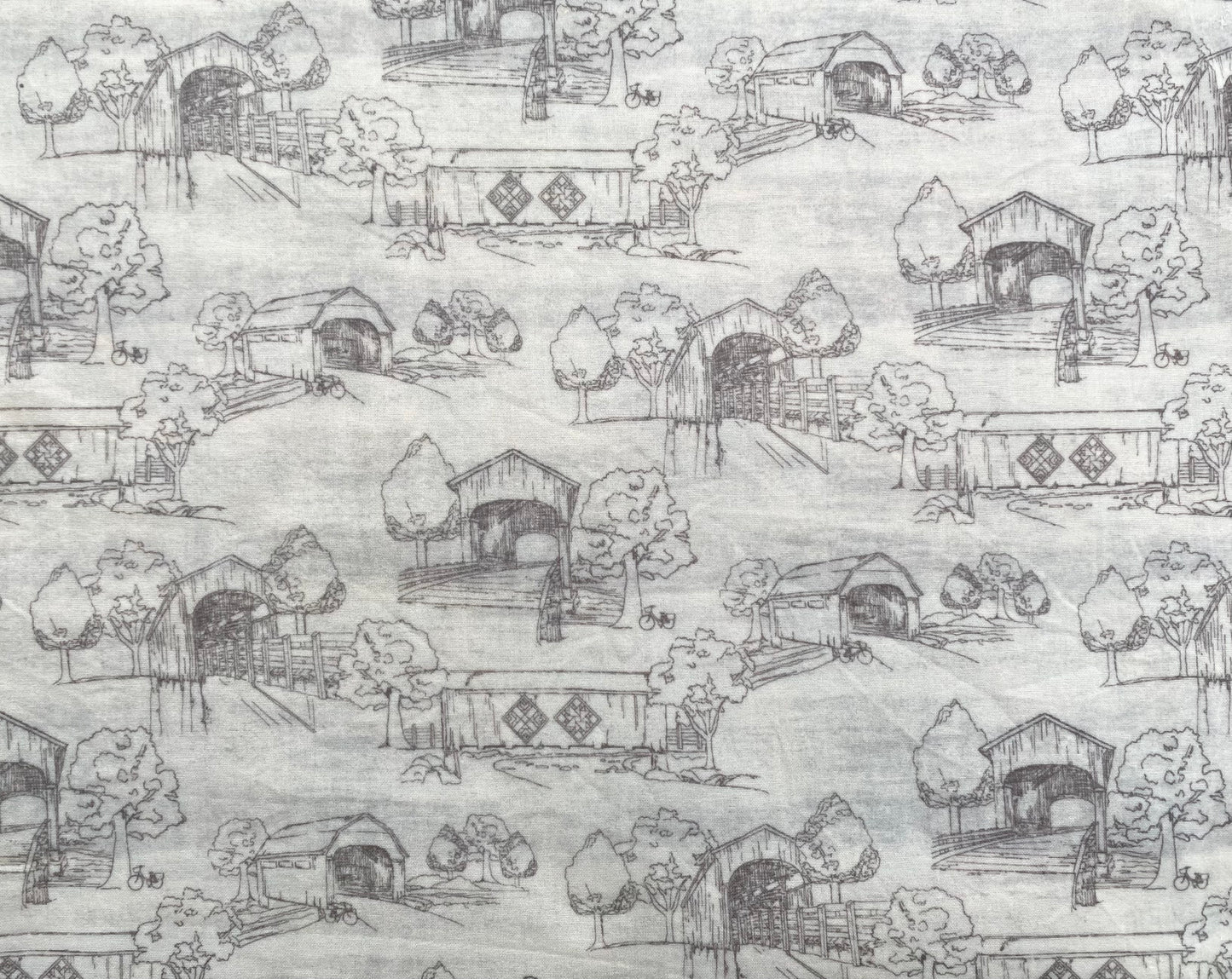 Covered Bridge - Trio Set of Beeswax Food Wraps