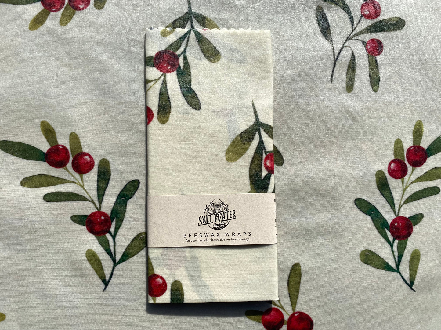 Mistletoe - Beeswax Food Wrap XL Single