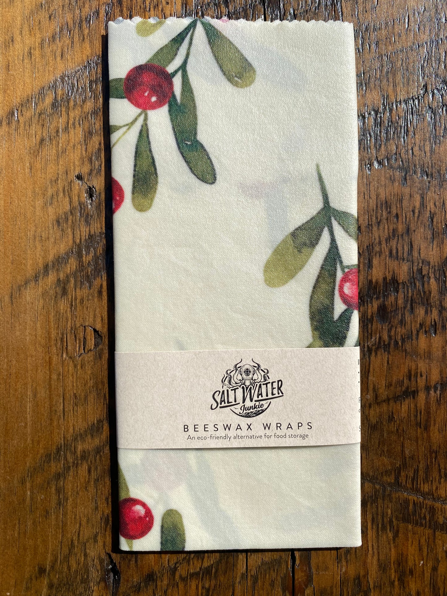 Mistletoe - Beeswax Food Wrap XL Single