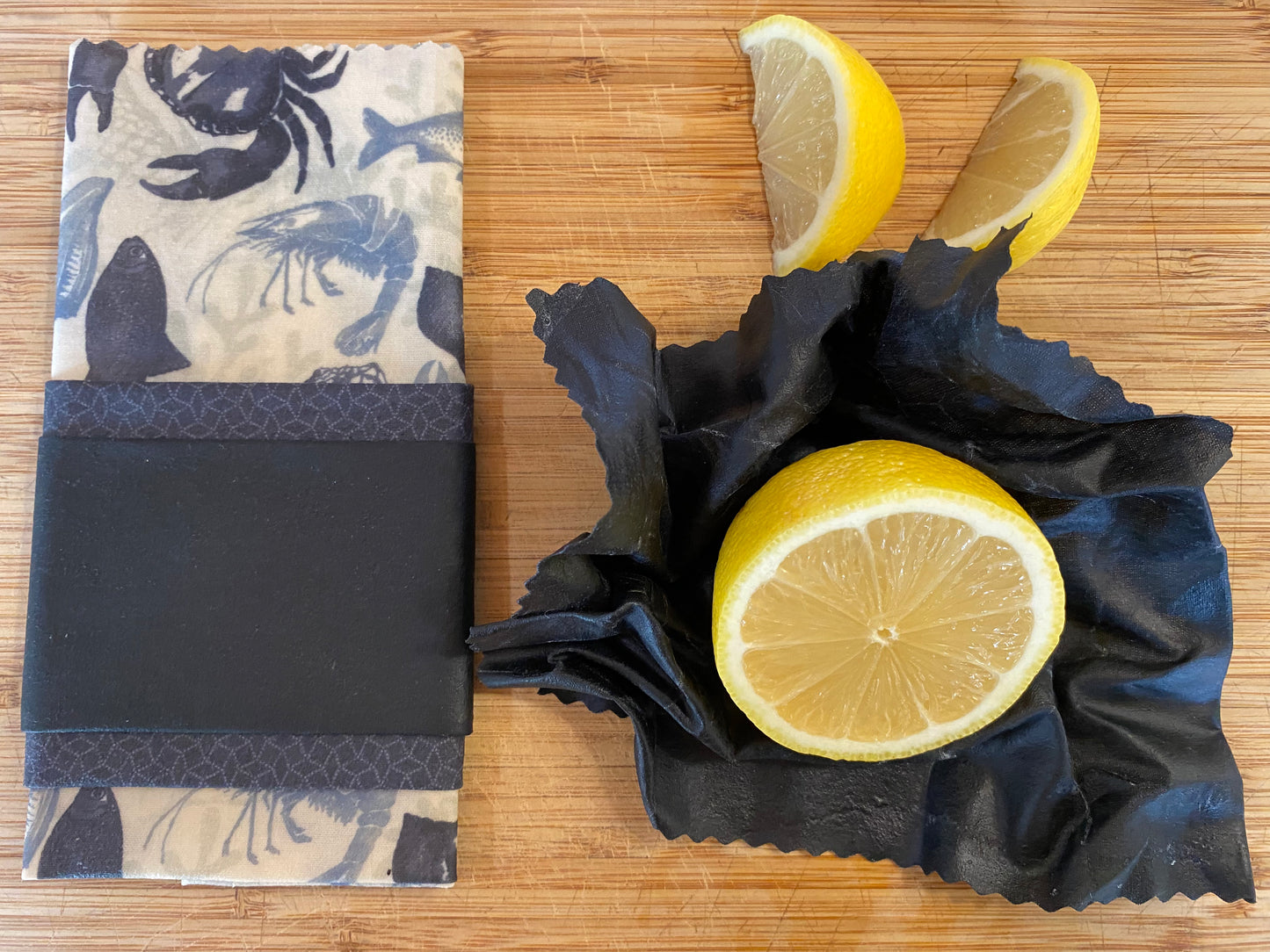 Ocean Creatures - Trio Set Of Beeswax Food Wraps