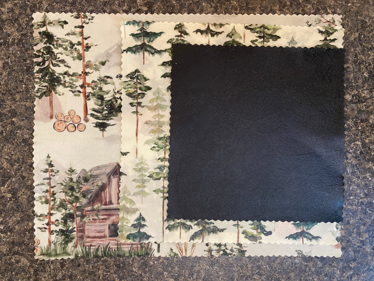 Woodland Cabin - Trio Set Of Beeswax Food Wraps