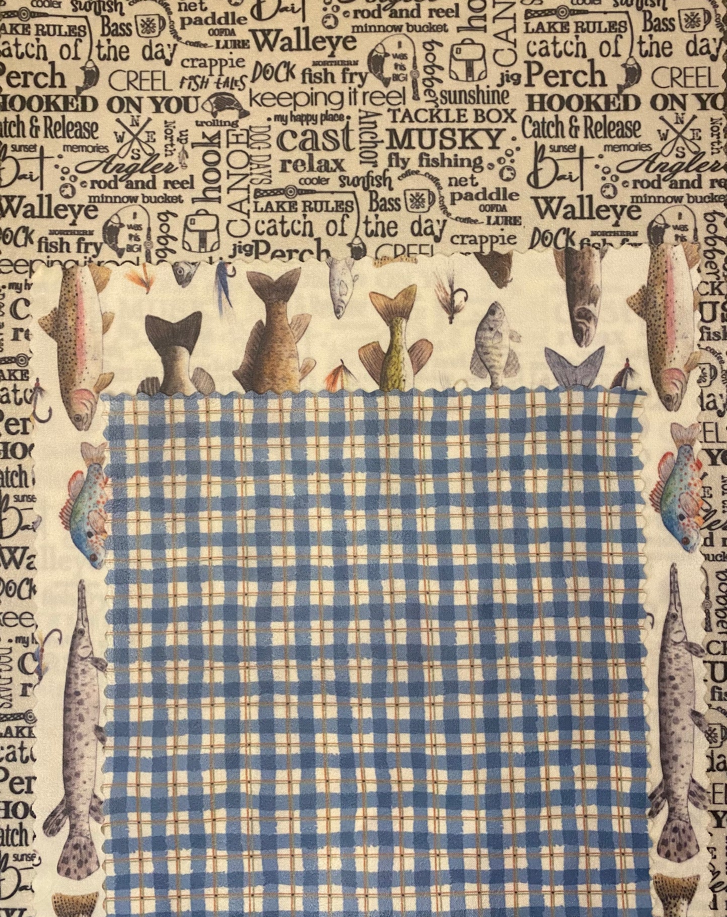 Gone Fishing - Trio Set Of Beeswax Food Wraps