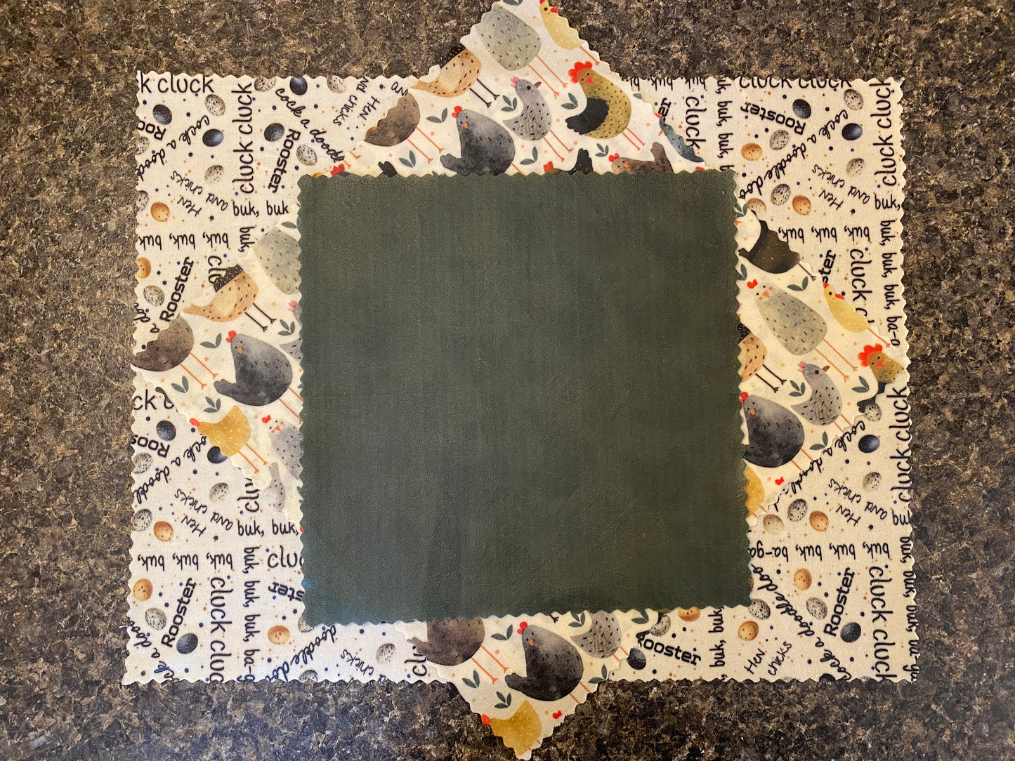 Chicken Time - Trio Set Of Beeswax Food Wraps