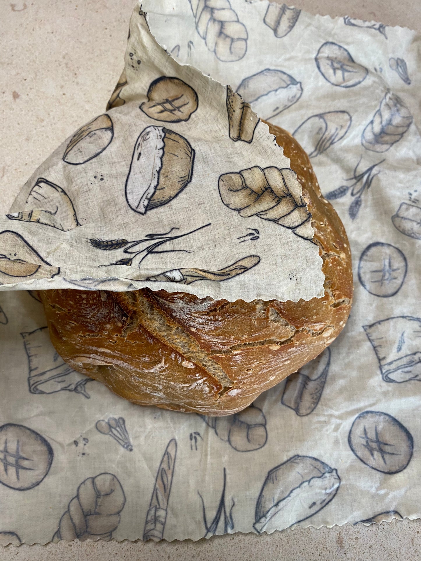 For The Love Of Sourdough Beeswax Food Wrap - XL Single Wrap