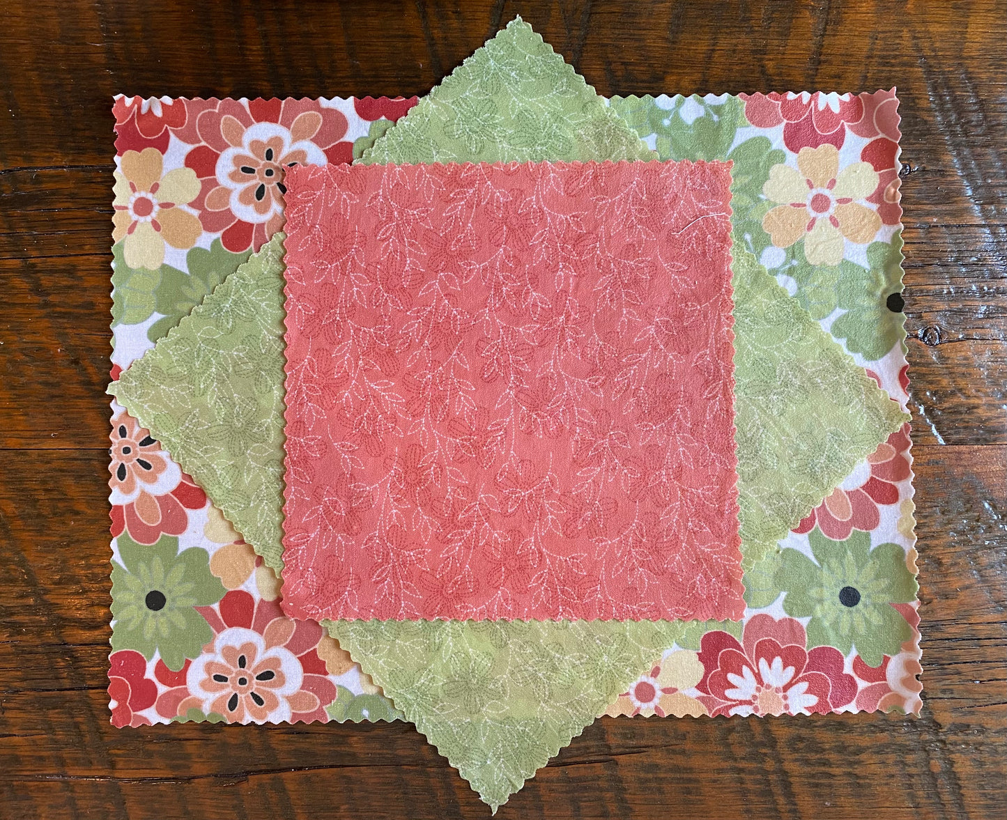 Floral Garden - Trio Set Of Beeswax Food Wraps