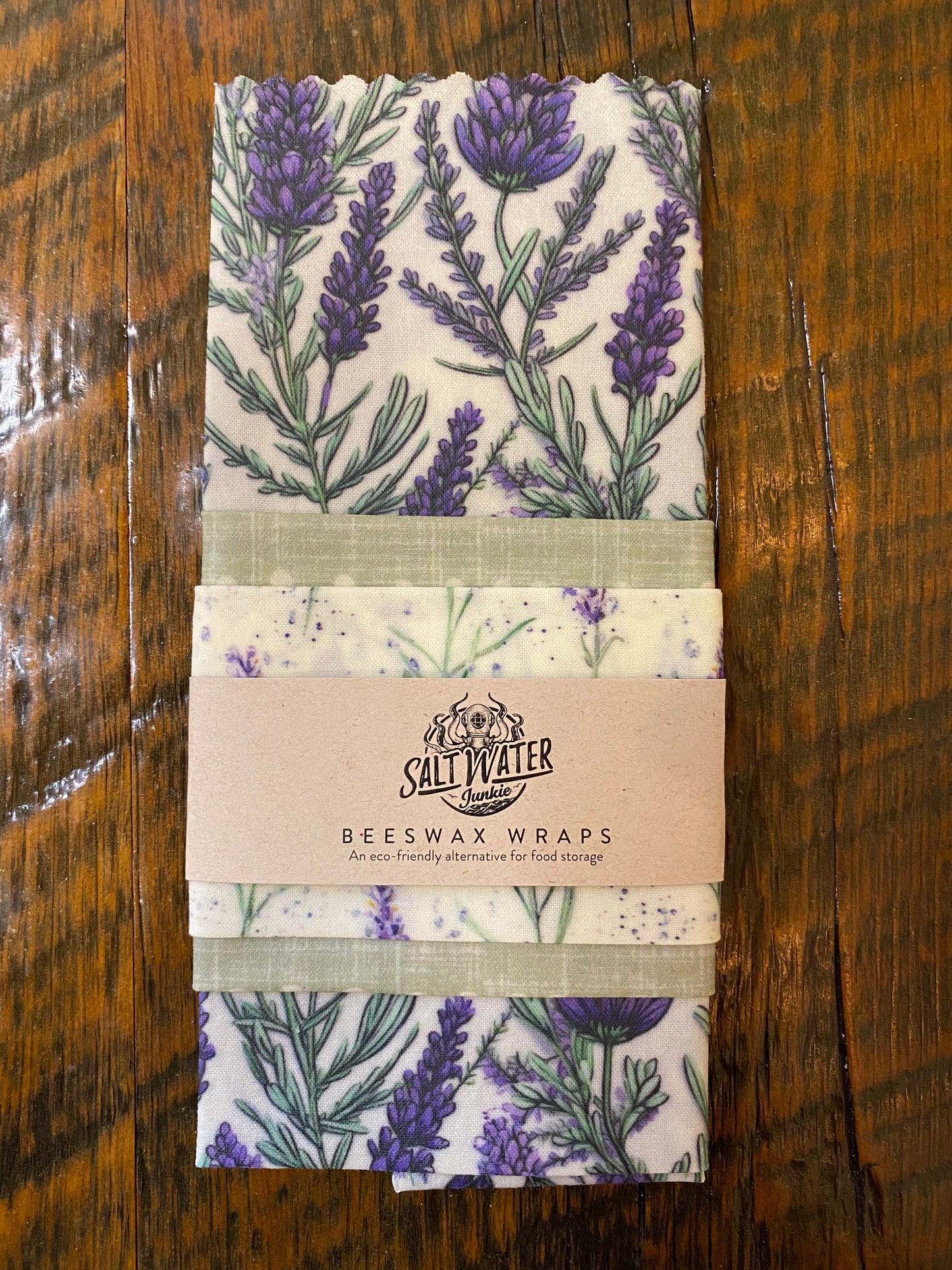 Lavender Fields - Trio Set Of Beeswax Food Wraps