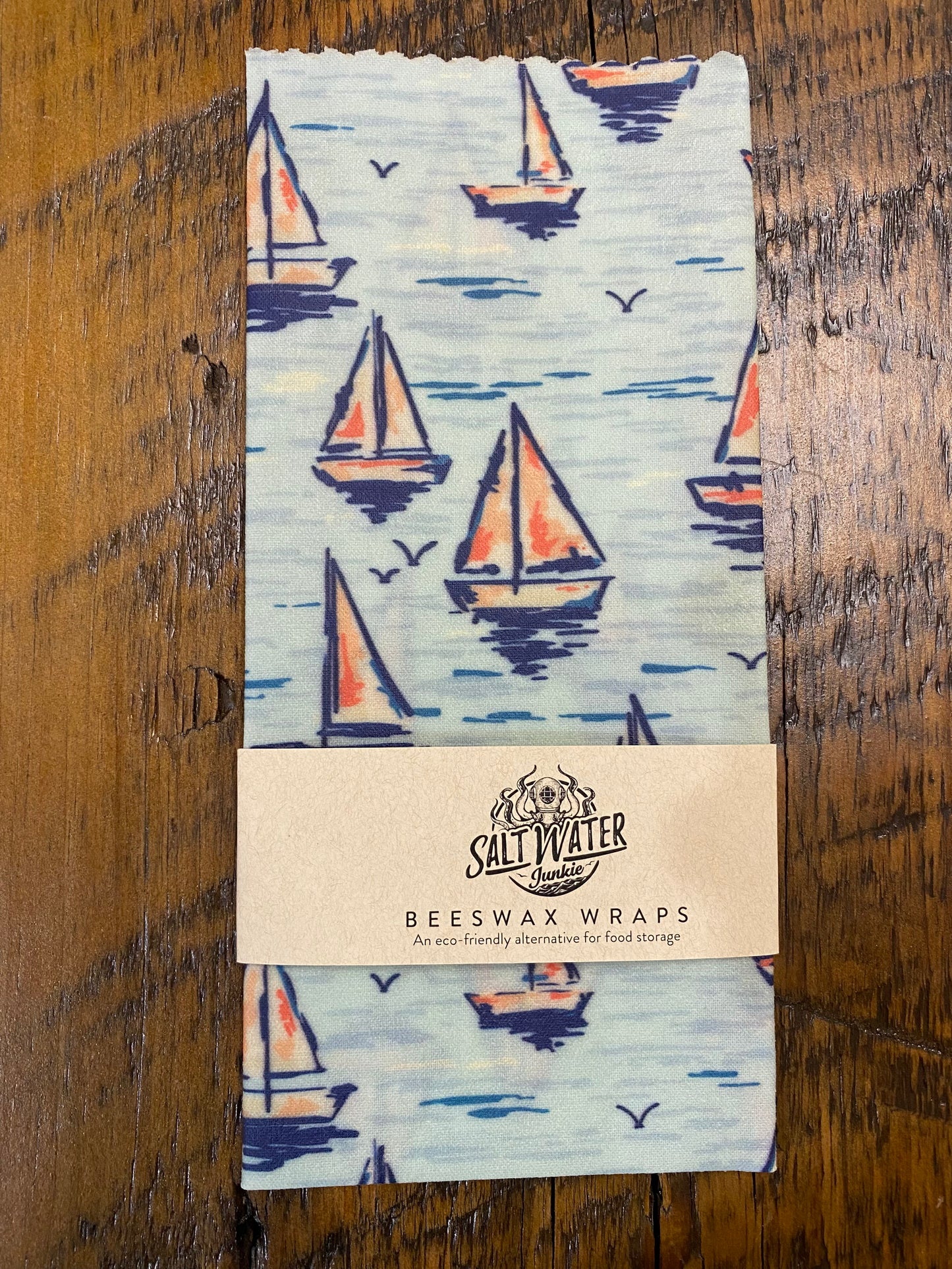 Smooth Sailing Beeswax Food Wrap - Single Medium