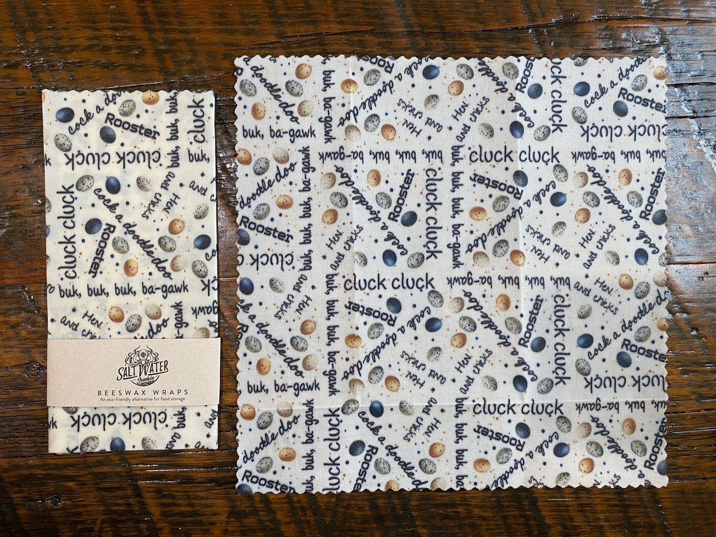 Chicken Time Beeswax Food Wrap - Single Medium