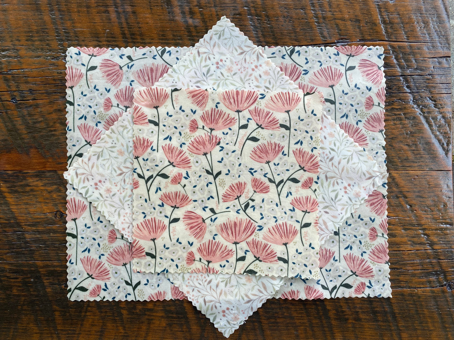 Field of Flowers - Trio Set Of Beeswax Food Wraps