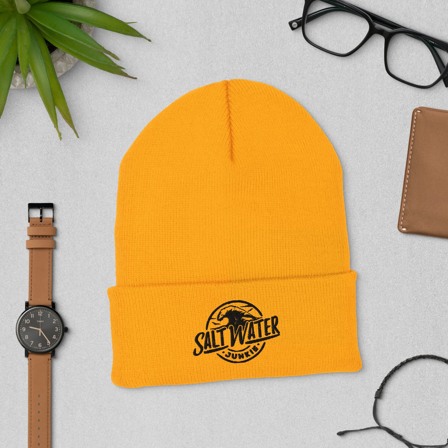 SWJ Wave Logo - Cuffed Beanie