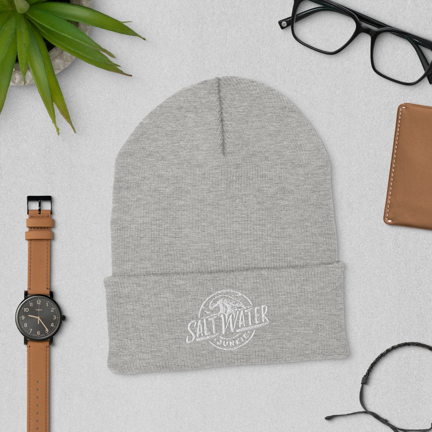 SWJ Wave Logo - Cuffed Beanie