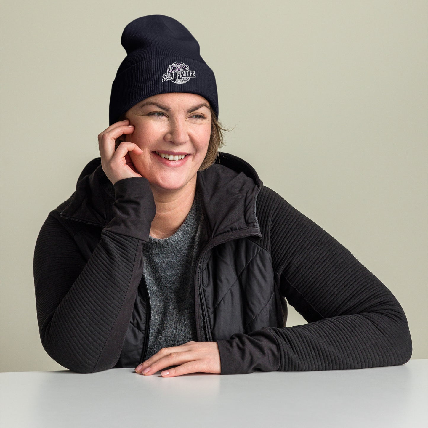 SWJ Octopus Logo - Cuffed Beanie