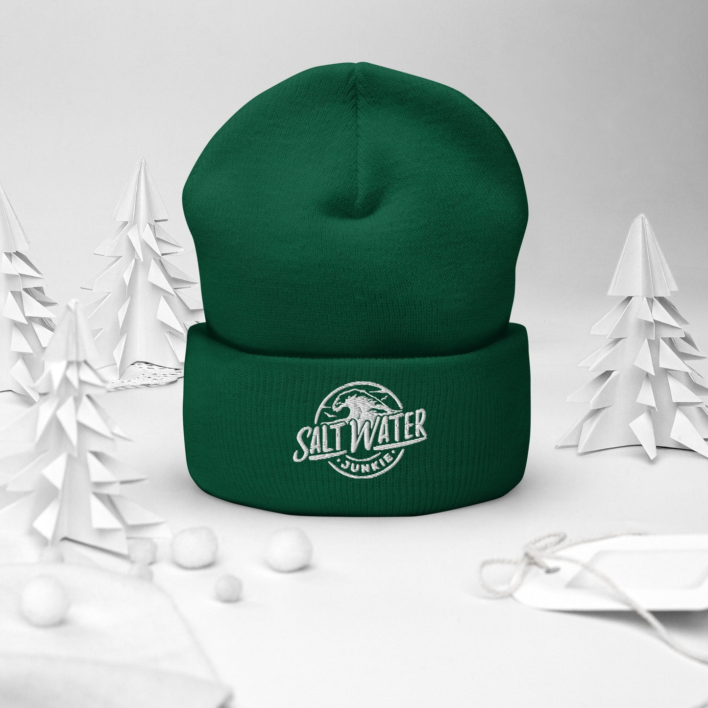 SWJ Wave Logo - Cuffed Beanie