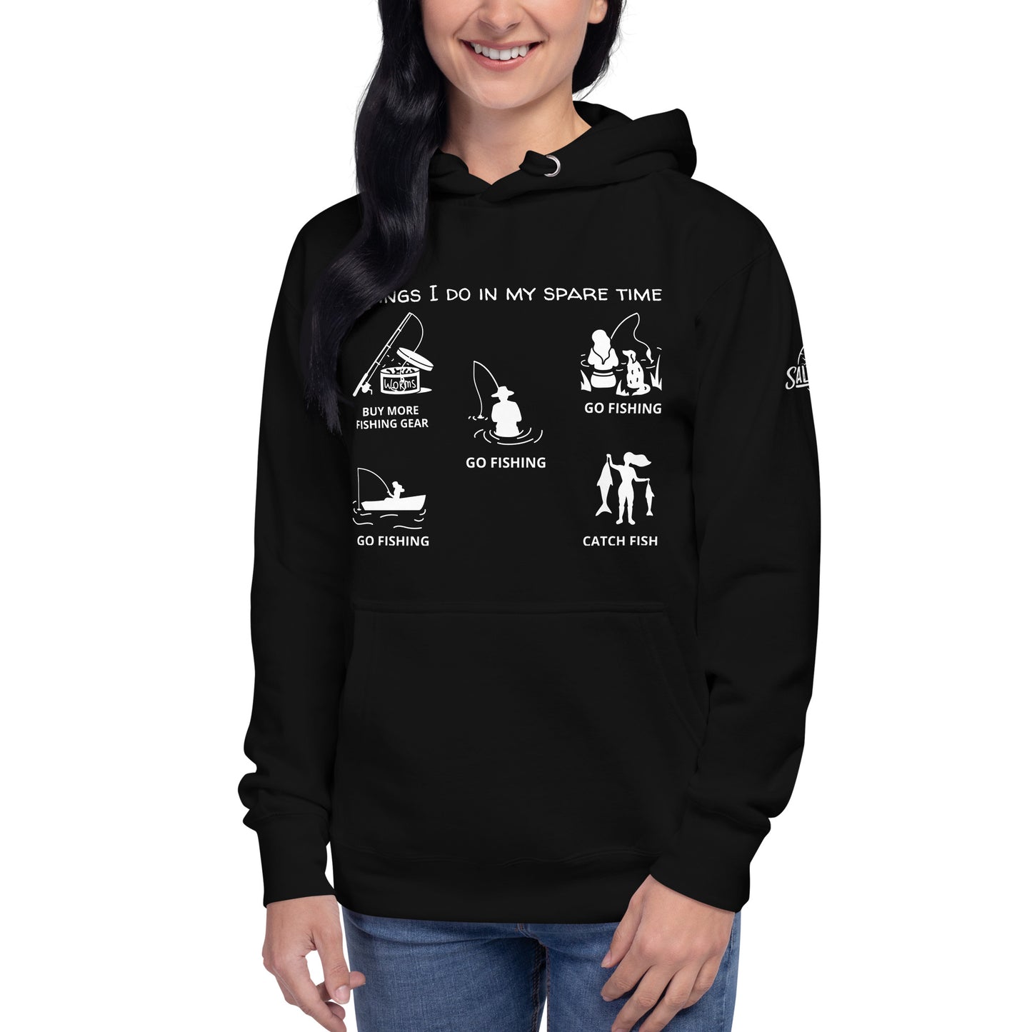 Gone Fishing - Lass's Hoodie