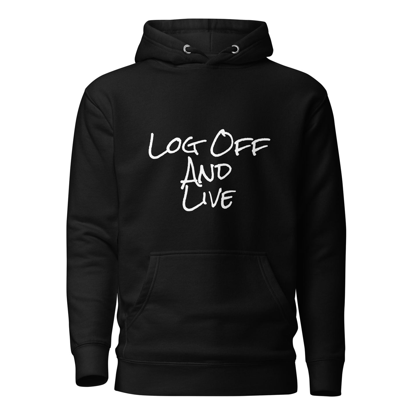 Log Off and Live (SWJ Octopus Logo on back) - Unisex Hoodie