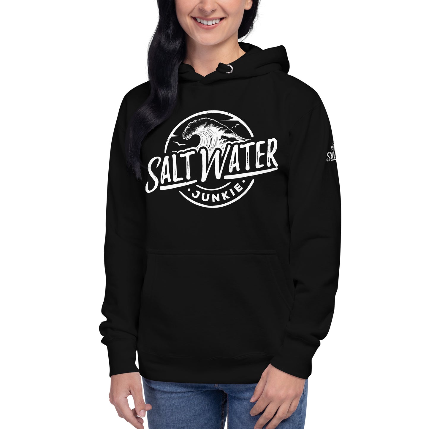 SWJ Wave (with SWJ Octopus logo on sleeve) - Unisex Hoodie