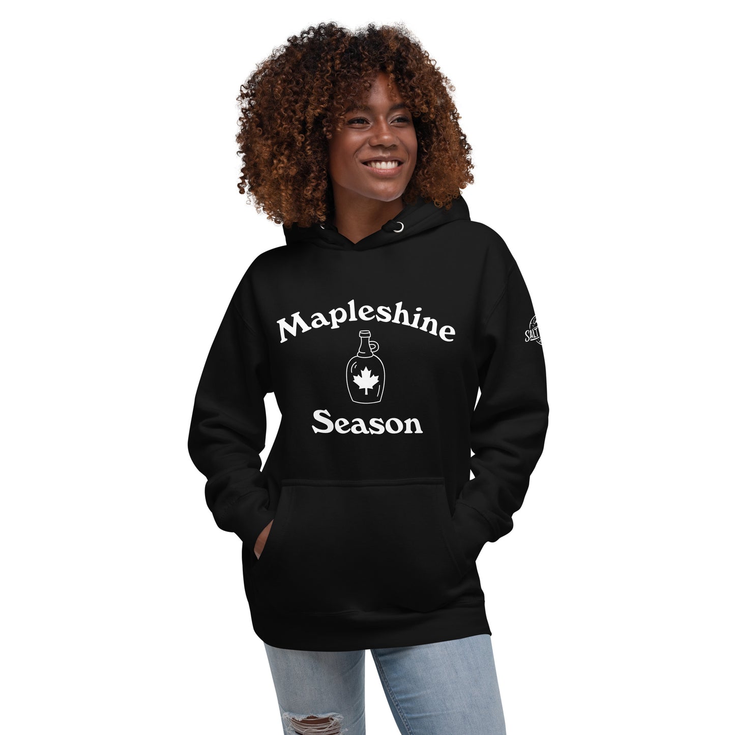 Mapleshine (SWJ wave logo on sleeve) - Unisex Hoodie