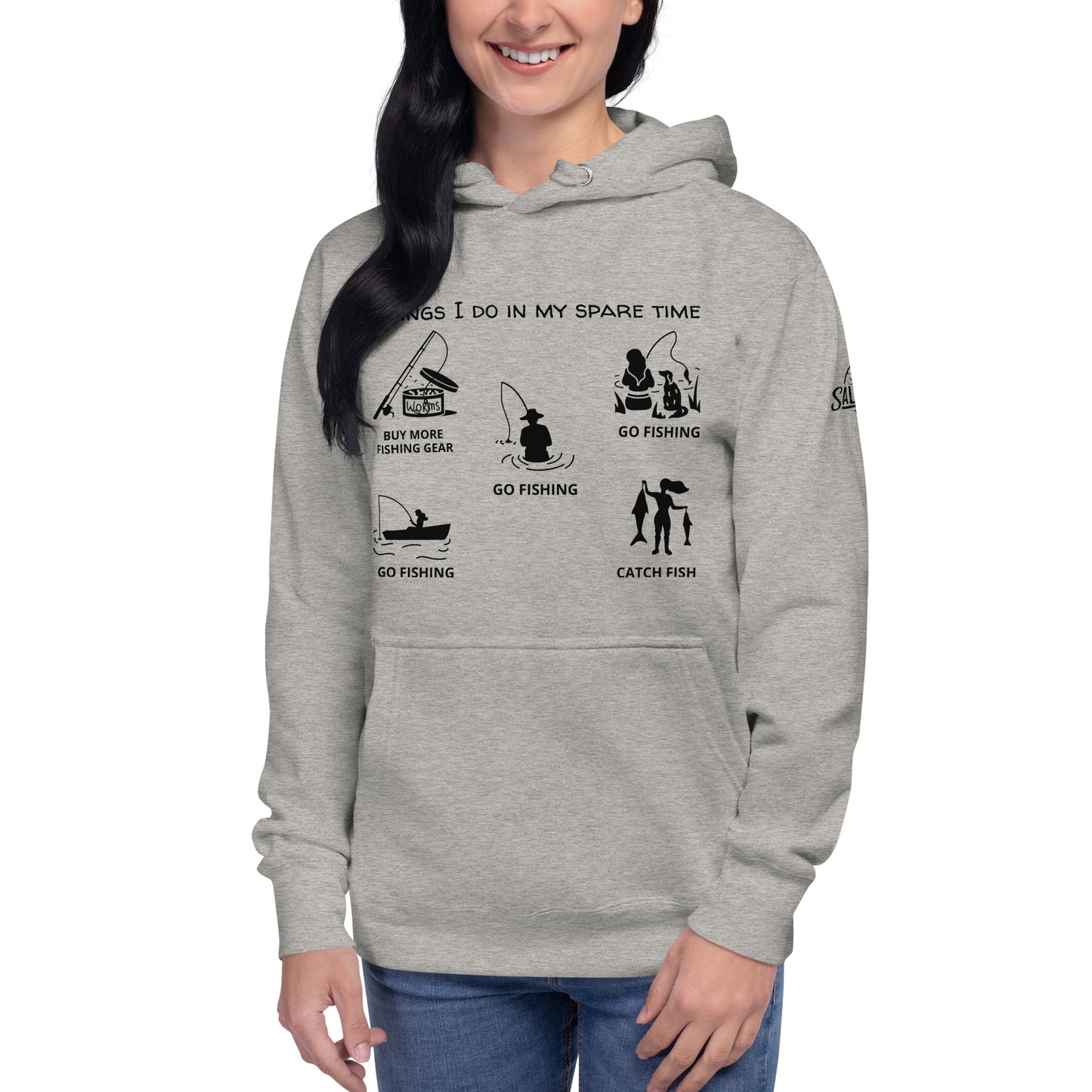 Gone Fishing - Lass's Hoodie
