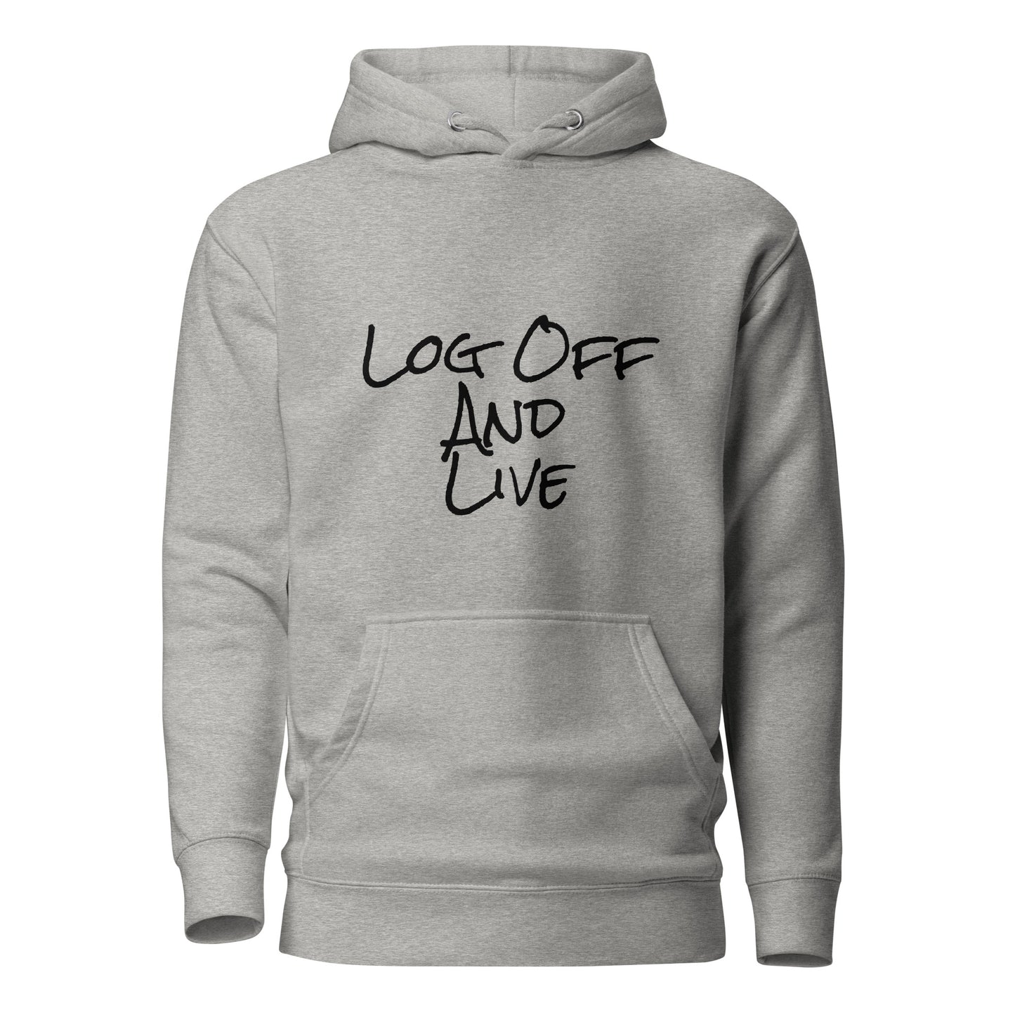 Log Off and Live (SWJ Octopus Logo on back) - Unisex Hoodie