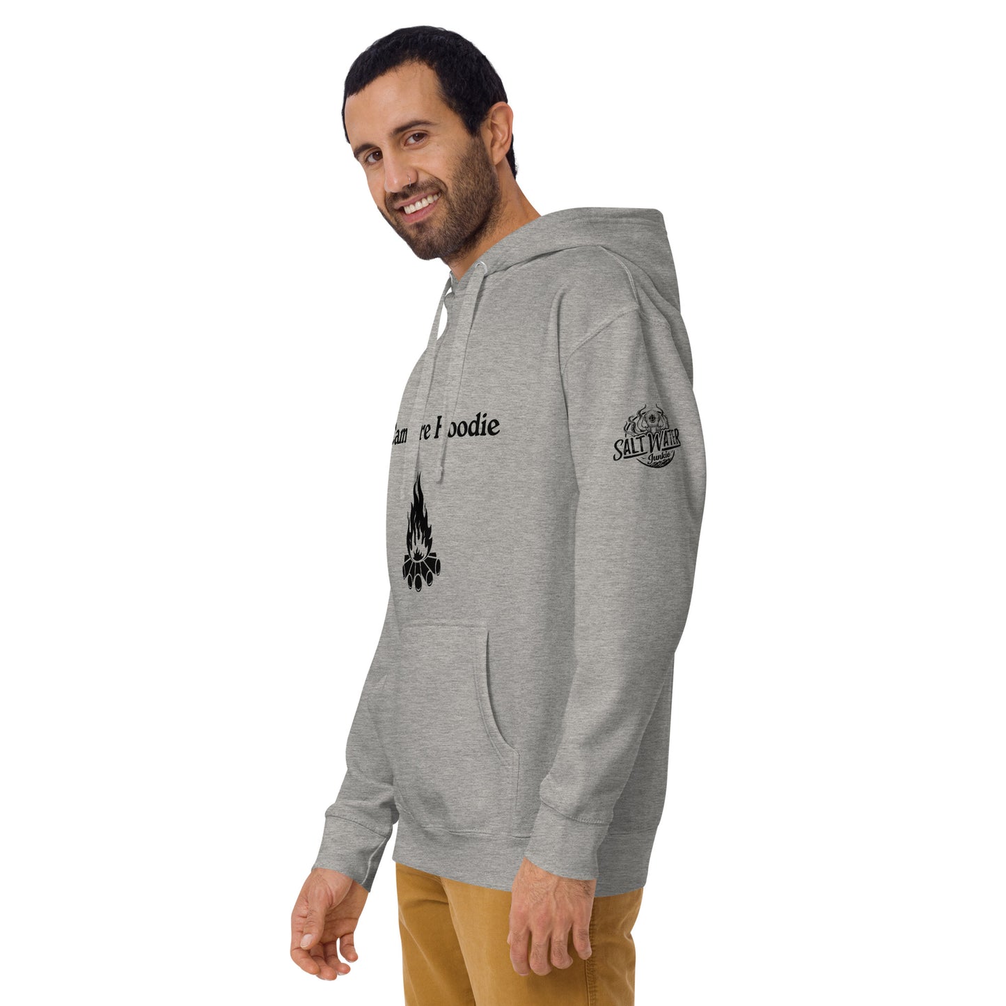 Campfire Hoodie (SWJ Octopus logo on sleeve) - Lad's