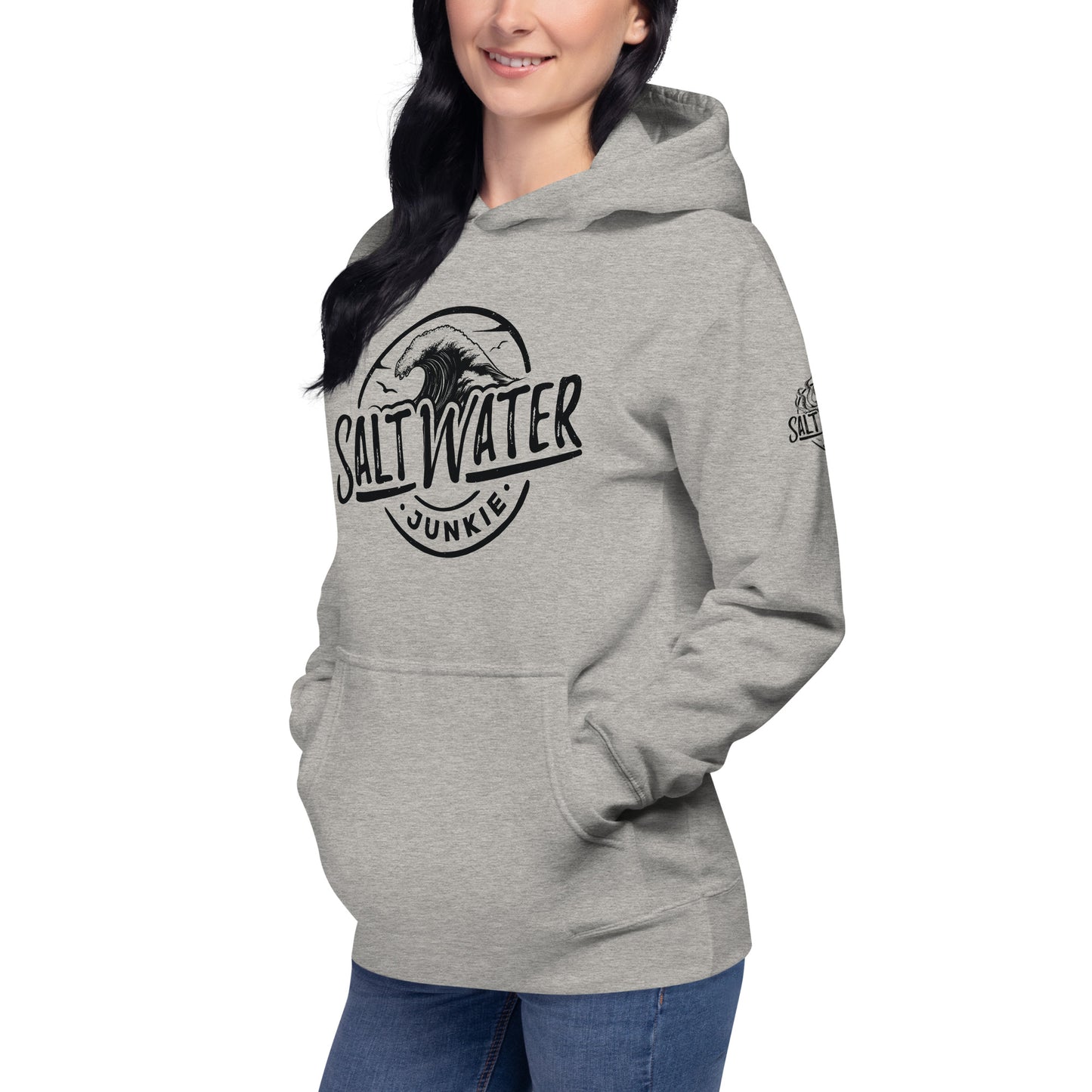 SWJ Wave (with SWJ Octopus logo on sleeve) - Unisex Hoodie