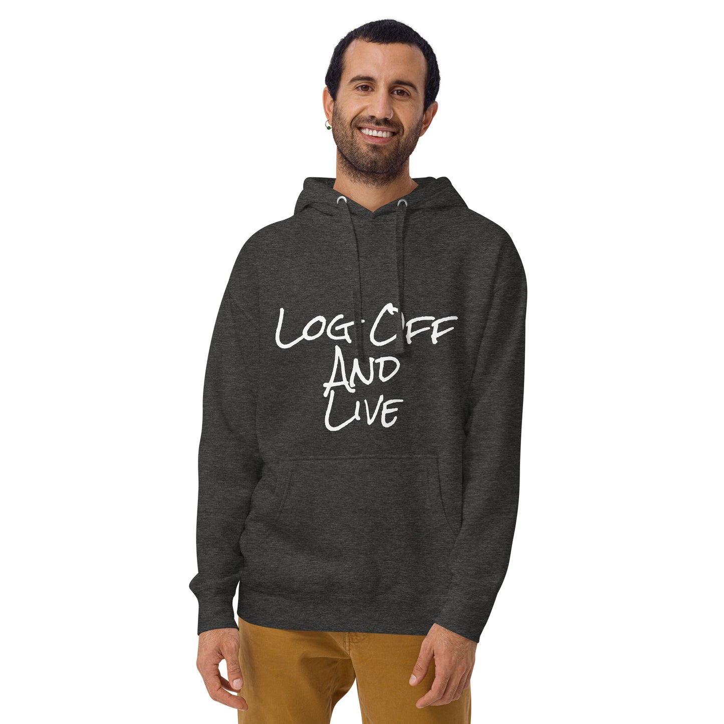 Log Off and Live (SWJ Octopus Logo on back) - Unisex Hoodie
