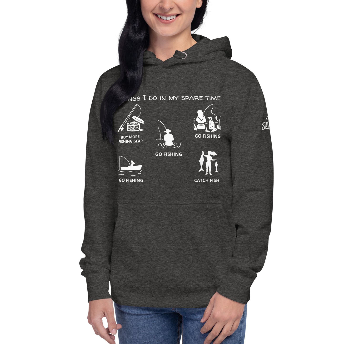 Gone Fishing - Lass's Hoodie