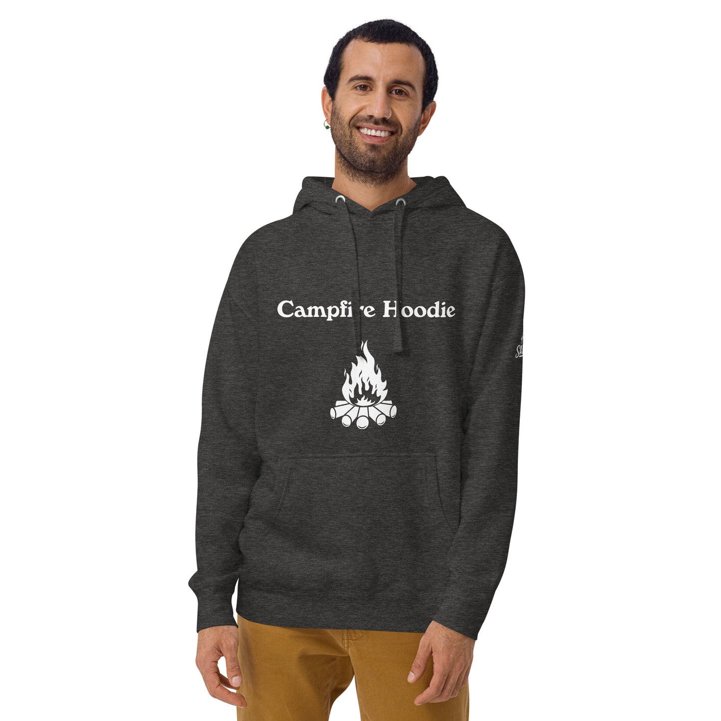 Campfire Hoodie (SWJ Octopus logo on sleeve) - Lad's