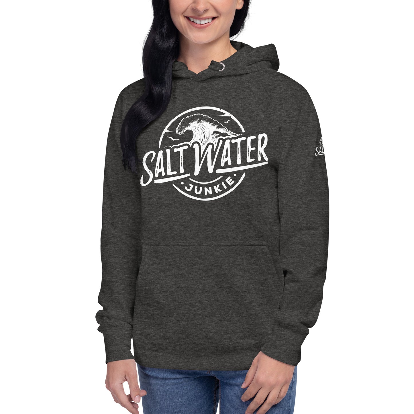 SWJ Wave (with SWJ Octopus logo on sleeve) - Unisex Hoodie