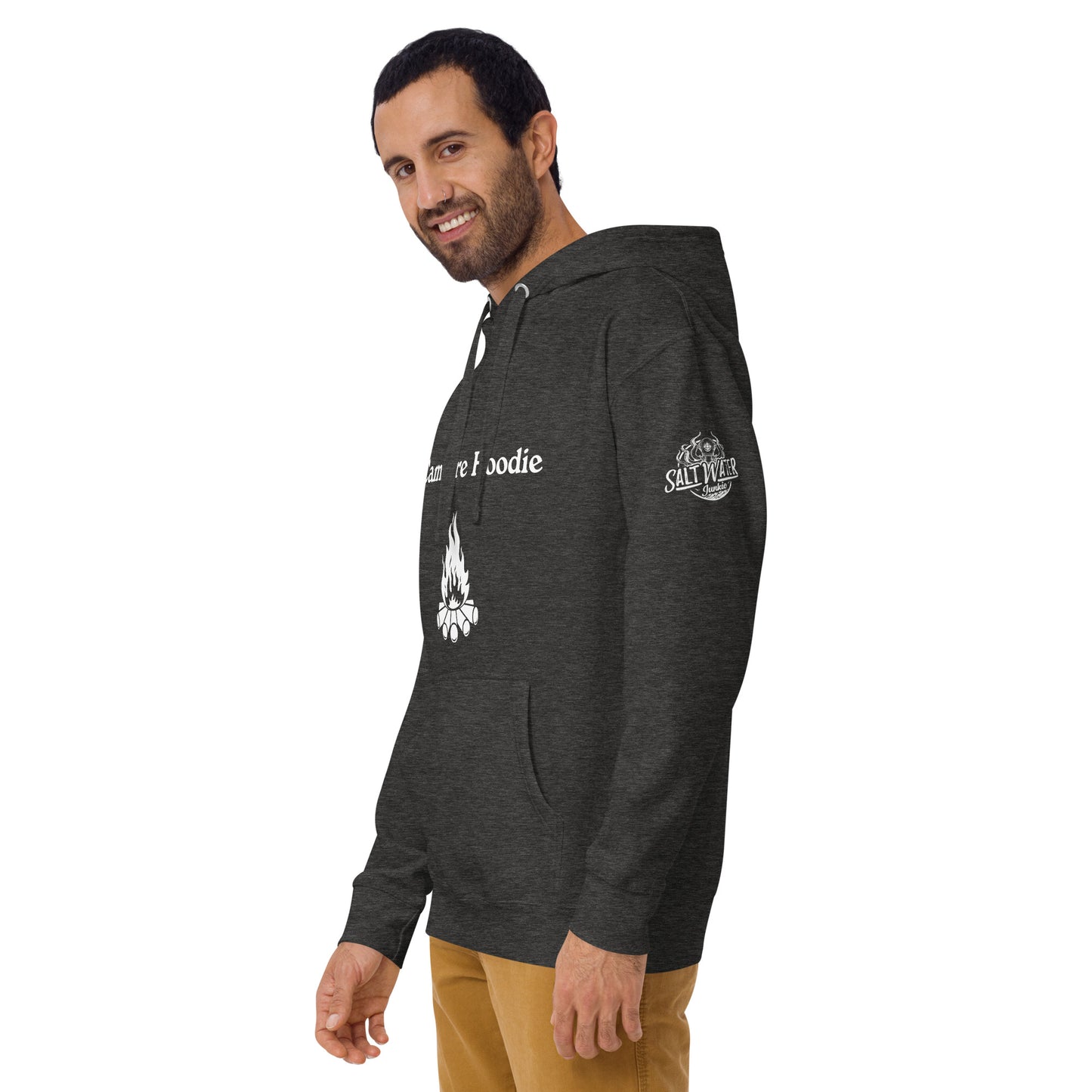Campfire Hoodie (SWJ Octopus logo on sleeve) - Lad's