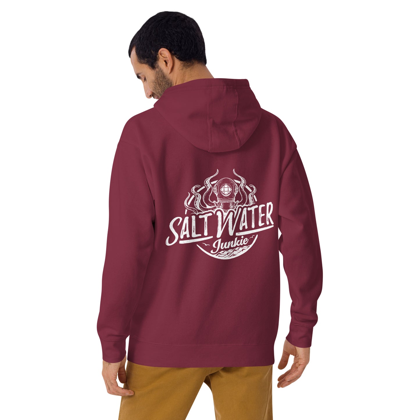 Log Off and Live (SWJ Octopus Logo on back) - Unisex Hoodie