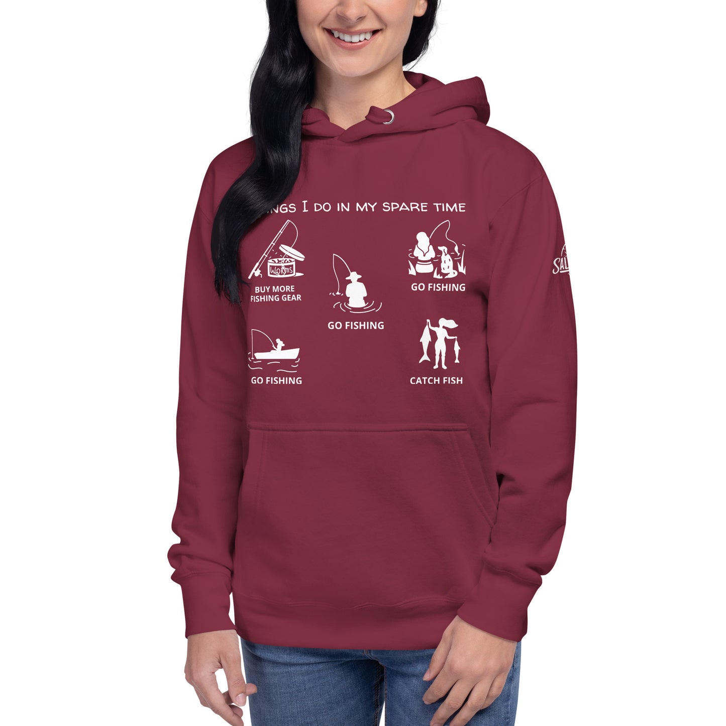 Gone Fishing - Lass's Hoodie