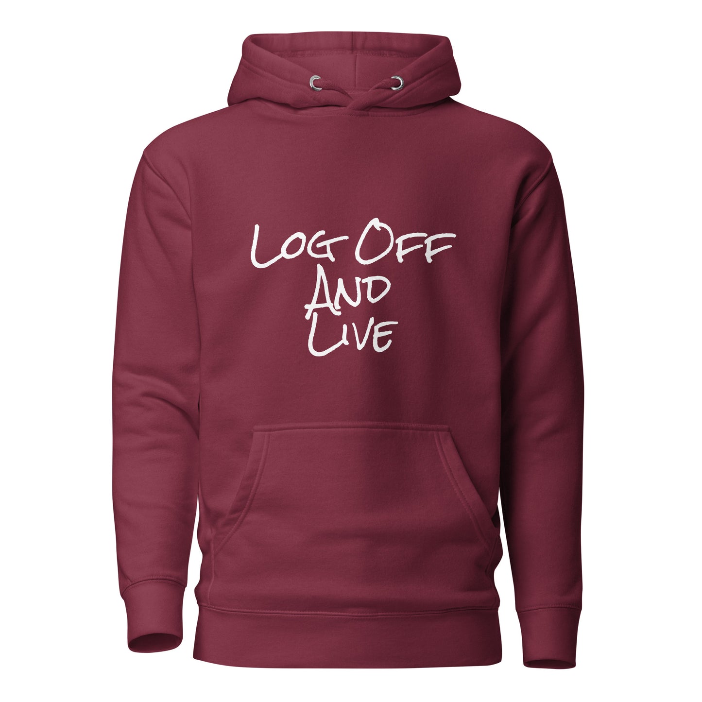 Log Off and Live (SWJ Octopus Logo on back) - Unisex Hoodie