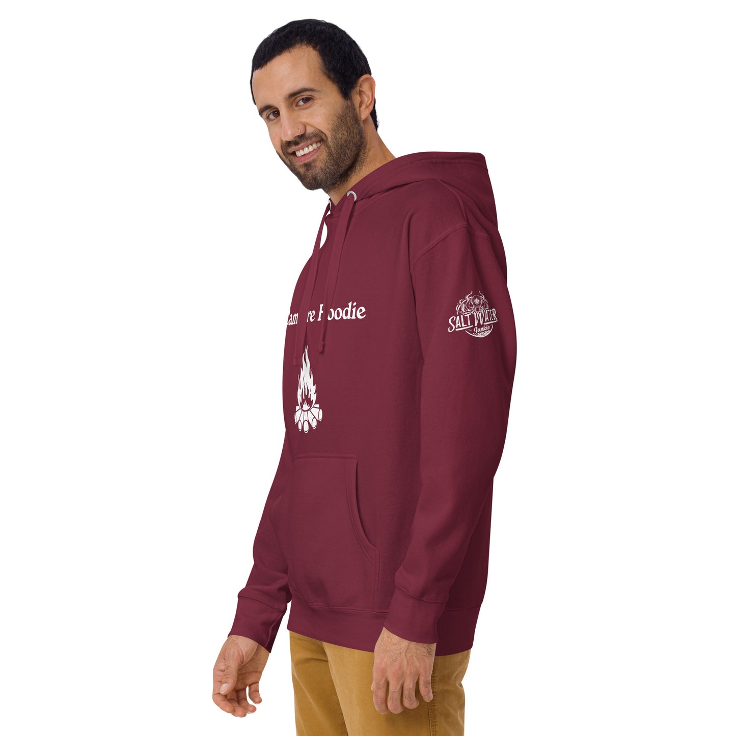 Campfire Hoodie (SWJ Octopus logo on sleeve) - Lad's