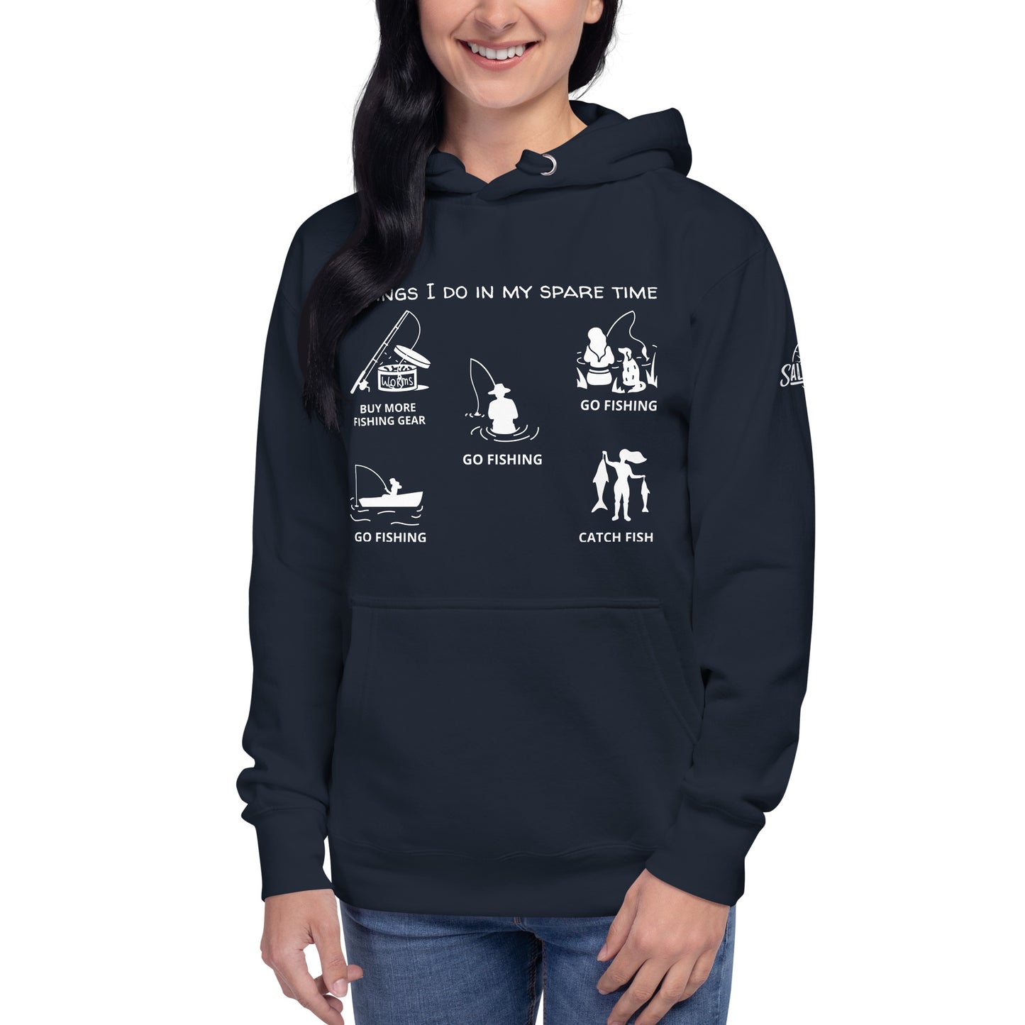 Gone Fishing - Lass's Hoodie