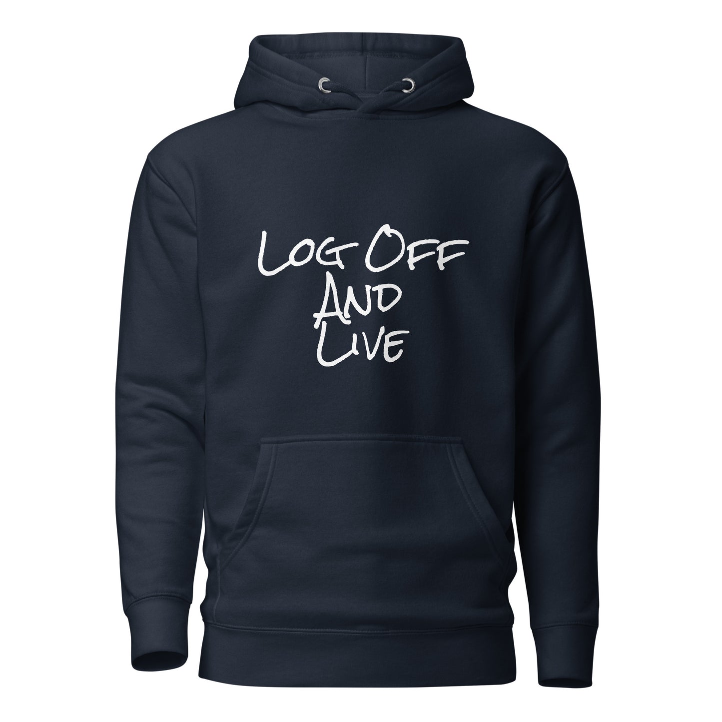 Log Off and Live (SWJ Octopus Logo on back) - Unisex Hoodie