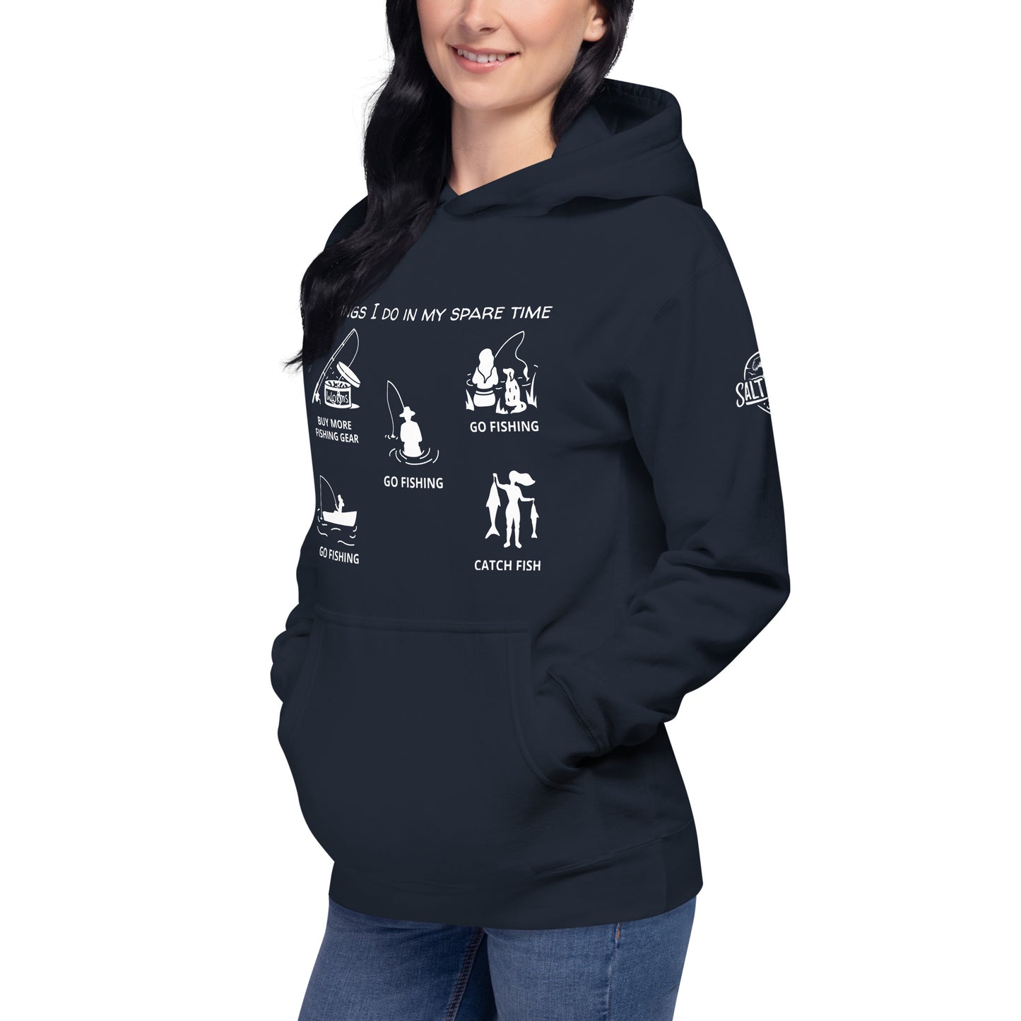 Gone Fishing - Lass's Hoodie