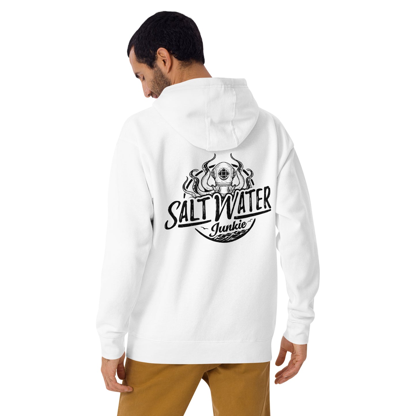 Log Off and Live (SWJ Octopus Logo on back) - Unisex Hoodie