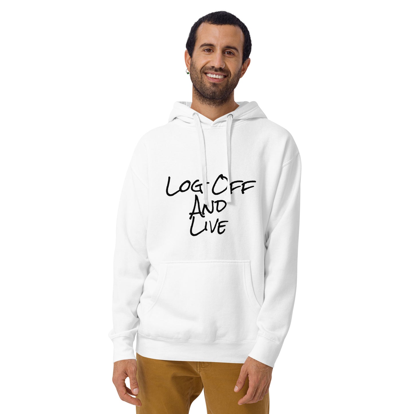 Log Off and Live (SWJ Octopus Logo on back) - Unisex Hoodie