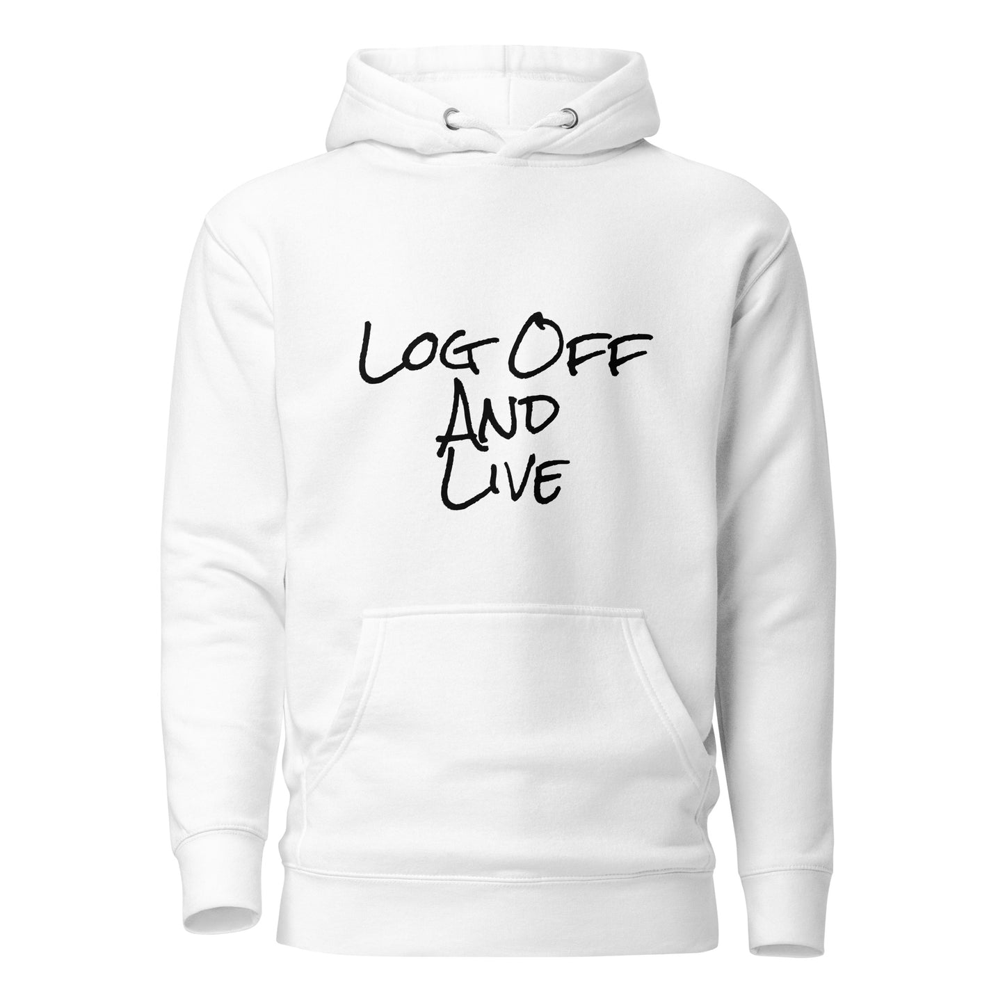 Log Off and Live (SWJ Octopus Logo on back) - Unisex Hoodie
