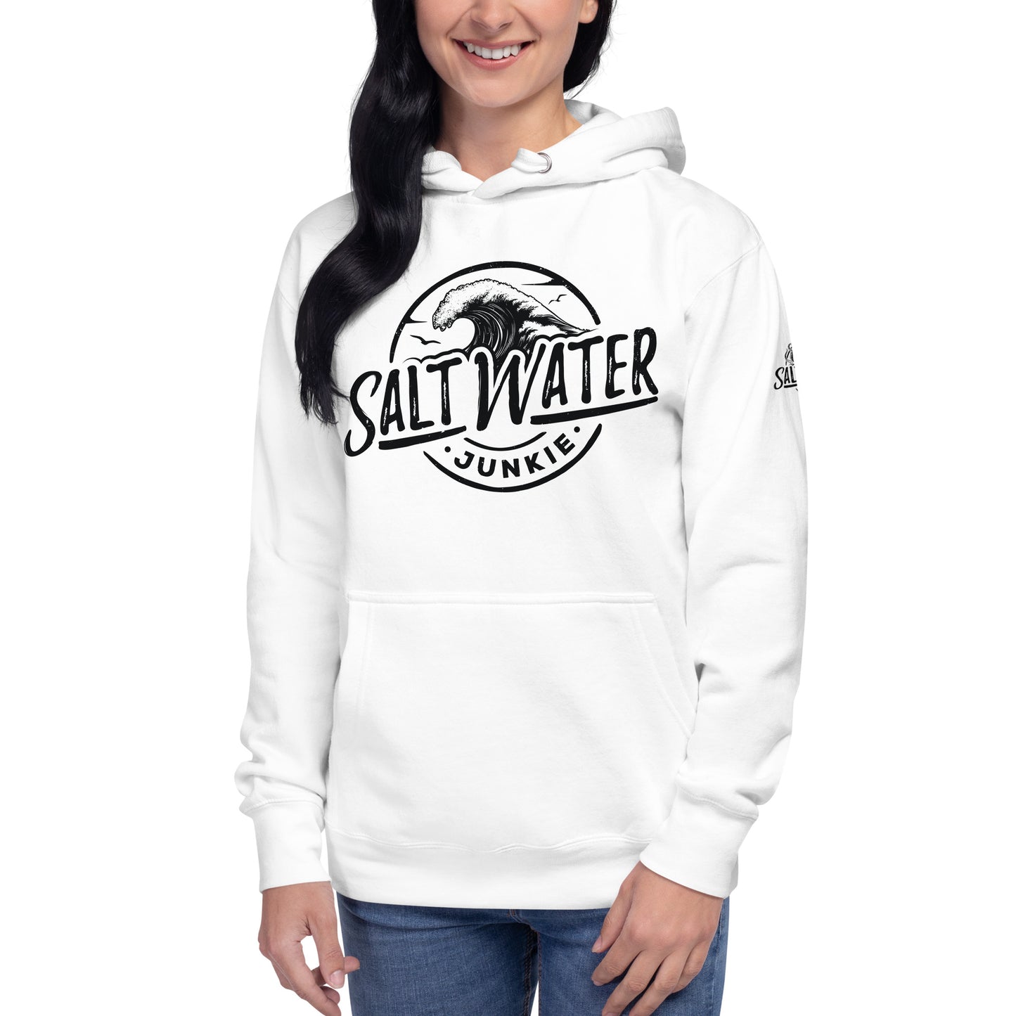 SWJ Wave (with SWJ Octopus logo on sleeve) - Unisex Hoodie