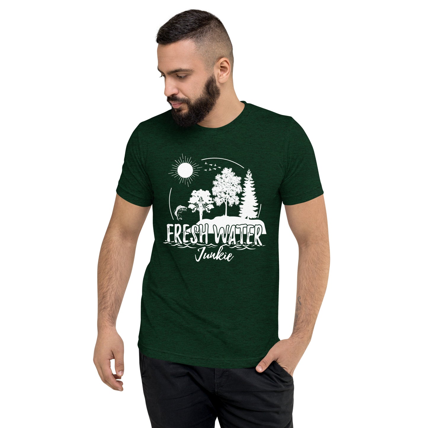 Country Life (front logo) - Unisex Vintage Short Sleeve T Shirt