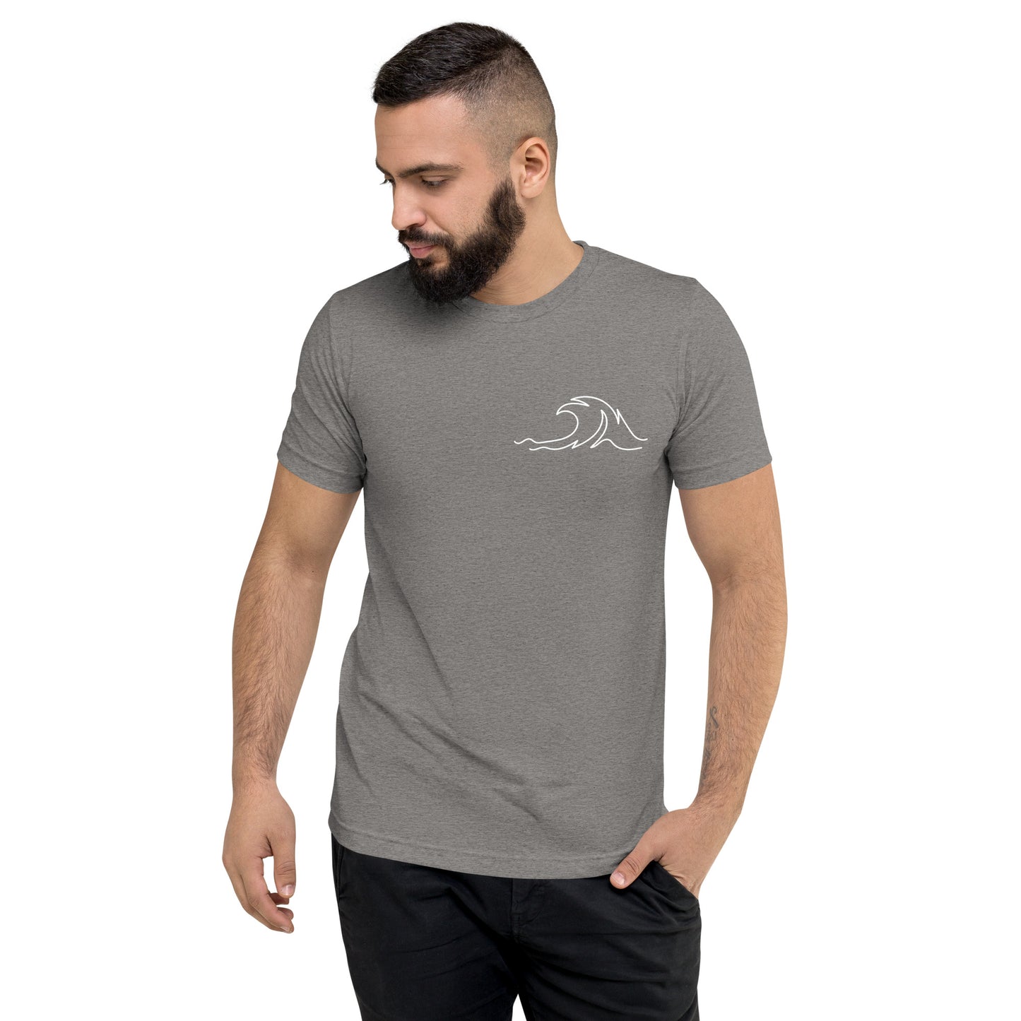 Beach Bum (SWJ Octopus Logo On Back) - Lad's T-Shirt