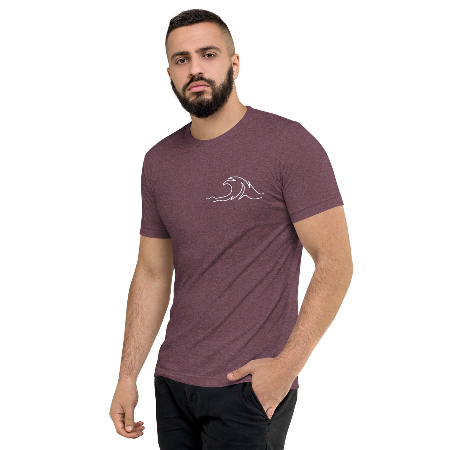 Beach Bum (SWJ Octopus Logo On Back) - Lad's T-Shirt
