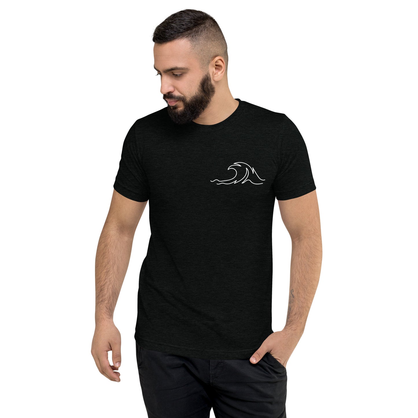 Beach Bum (SWJ Octopus Logo On Back) - Lad's T-Shirt