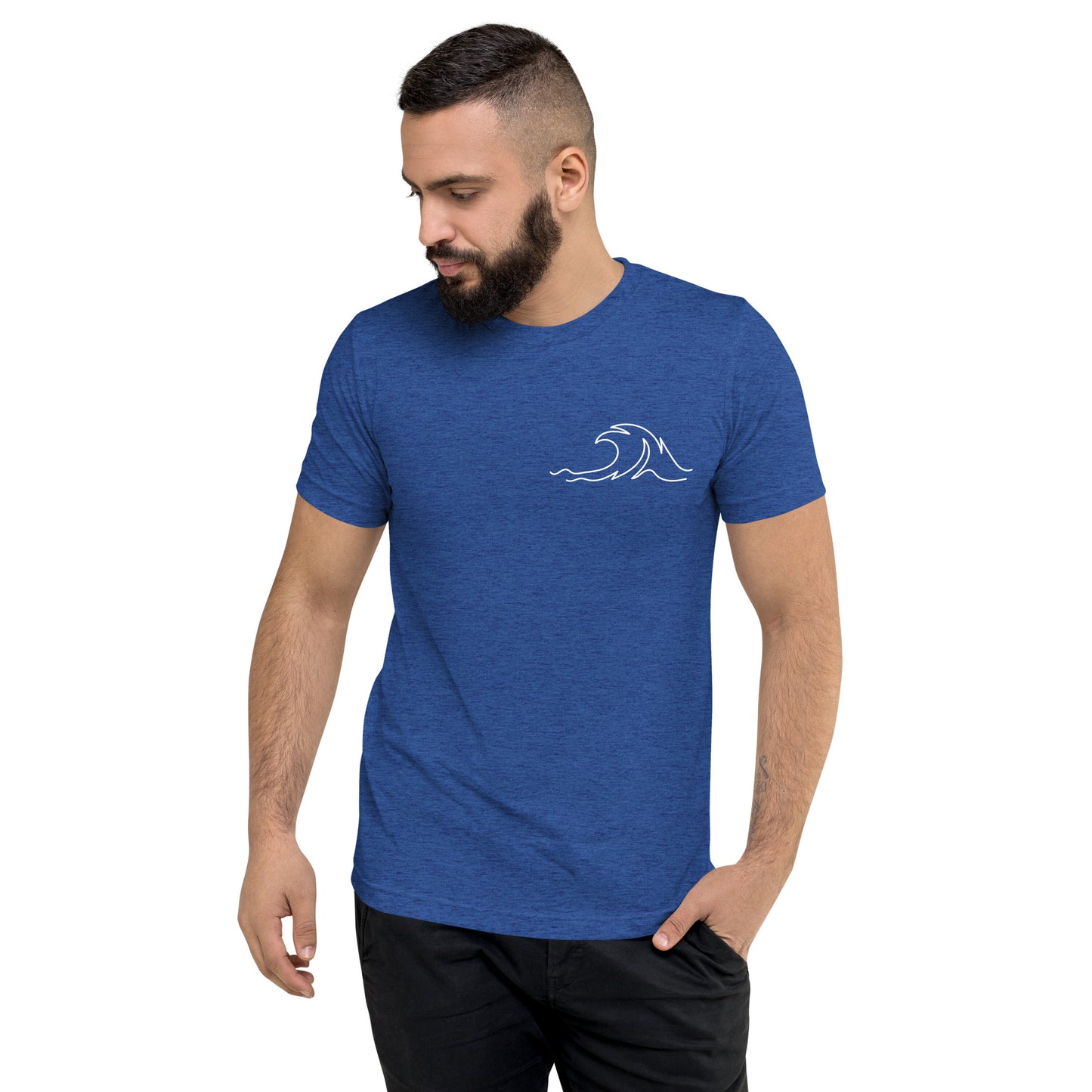 Beach Bum (SWJ Octopus Logo On Back) - Lad's T-Shirt