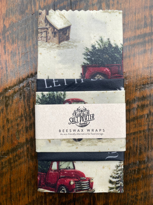 Christmas At The Farm - Trio Set Beeswax Food Wraps