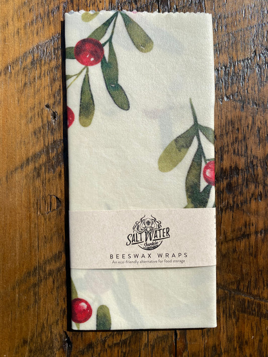 Mistletoe - Beeswax Food Wrap XL Single