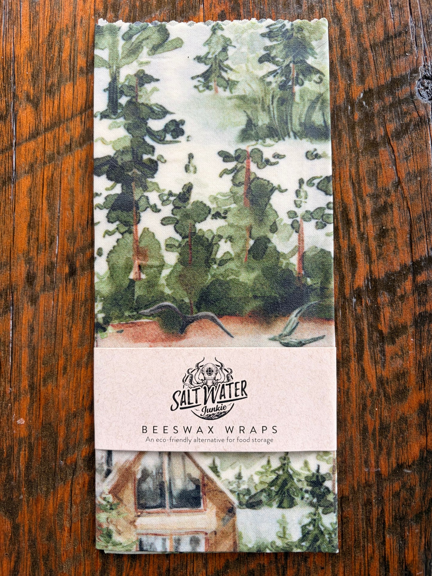 Cabin in the pines Beeswax Food Wraps - Singles